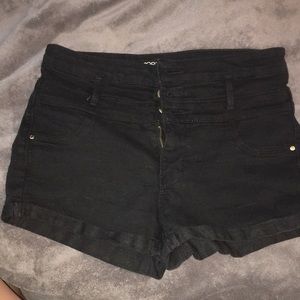 High waisted Jean shorts
